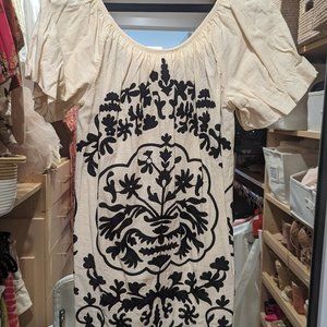 Free People Mini Dress with pockets and embroidery